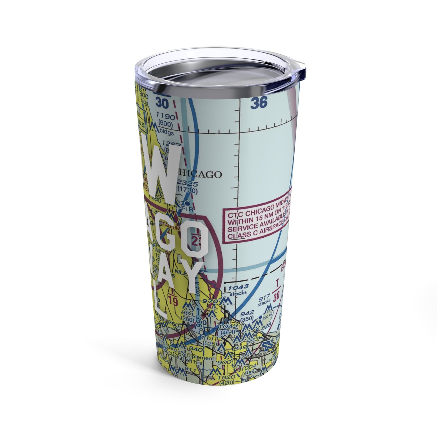 MDW Tumbler | Chicago Midway International Airport Tumbler