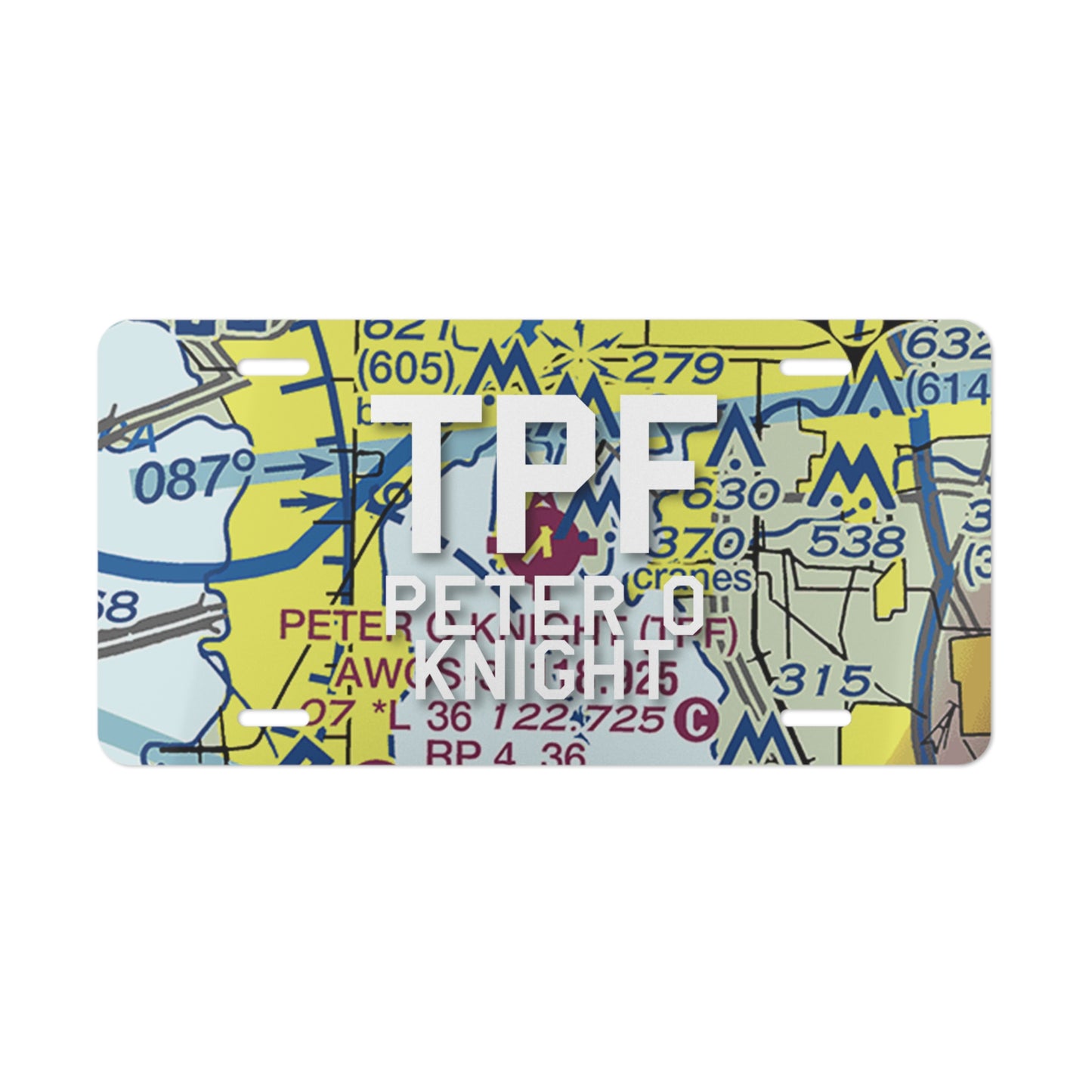 TPF Vanity Plate | Peter O Knight Vanity Plate