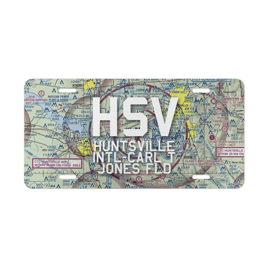 HSV Vanity Plate | Huntsville International-Carl T Jones Field Airport Vanity Plate