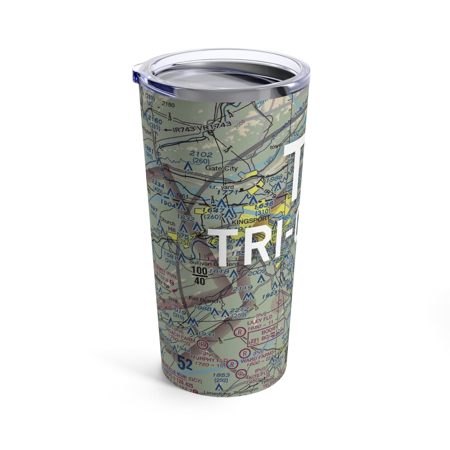 TRI Tumbler | Tri-Cities Airport Tumbler