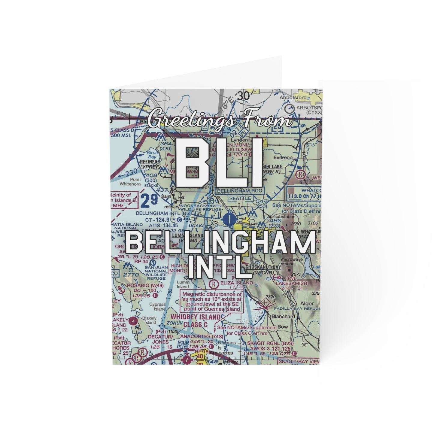 BLI Greeting Cards | Bellingham International Airport Cards