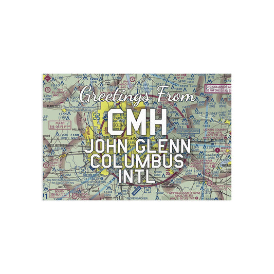 CMH Postcard | John Glenn Columbus International Airport Card