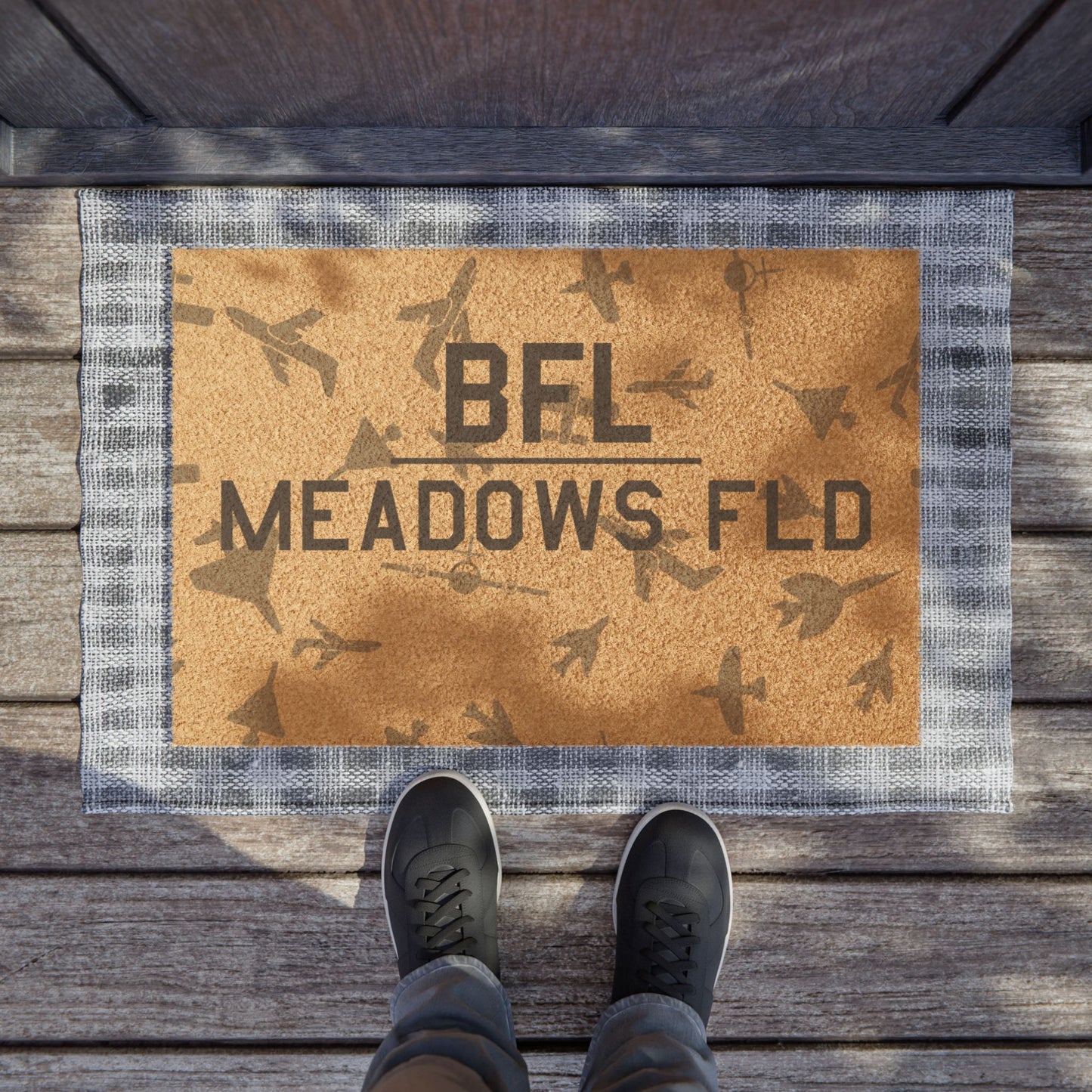 BFL Doormat | Meadows Field Airport Doormat