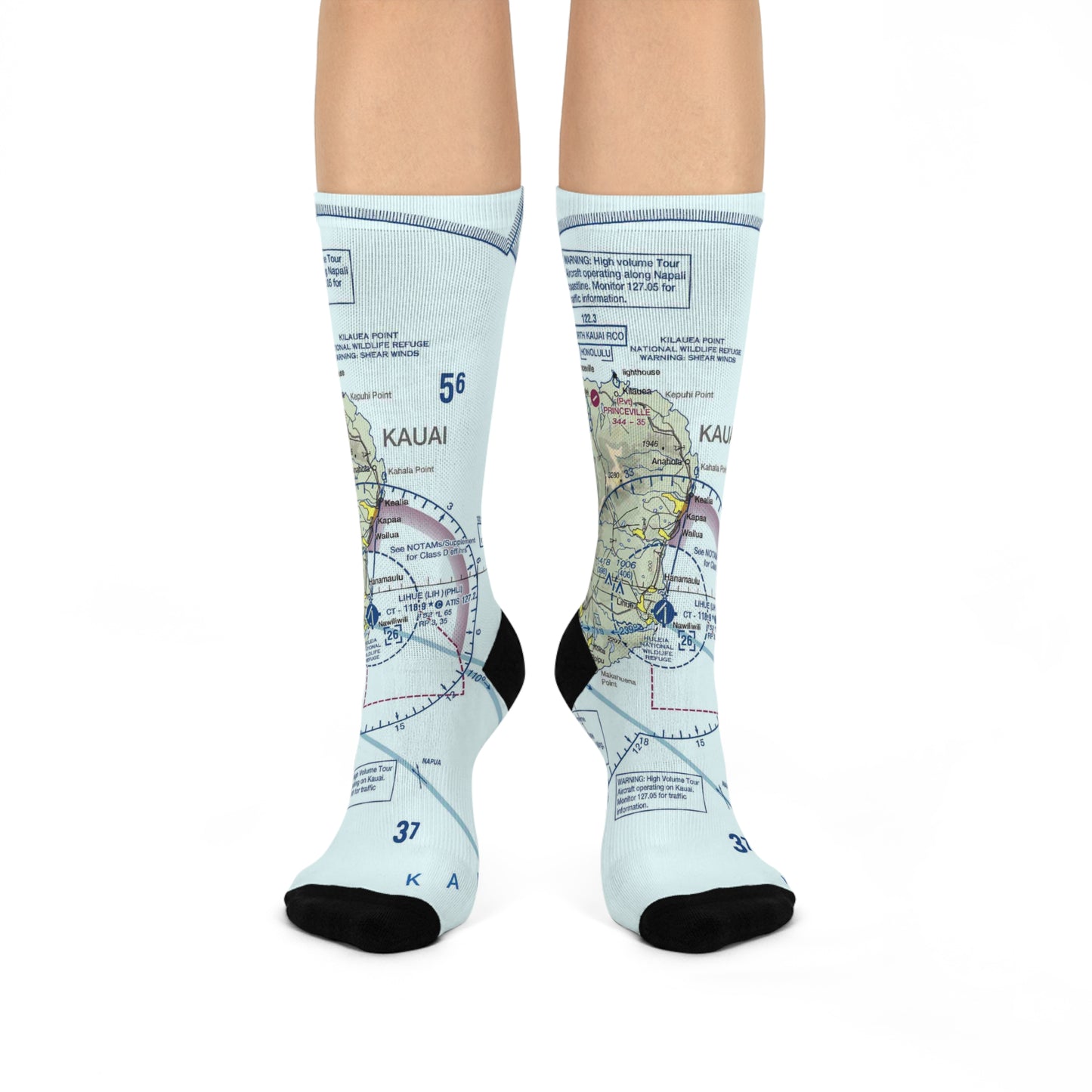 LIH Cushioned Crew Socks | Lihue Airport Socks