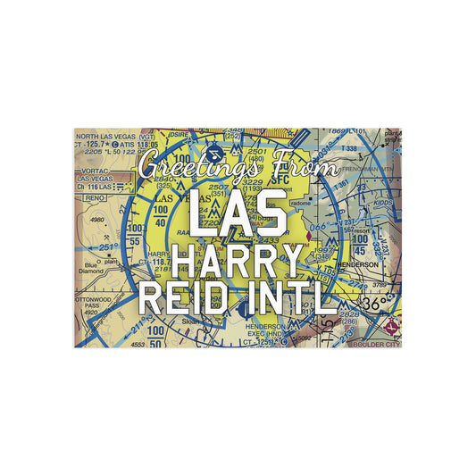 LAS Postcard | Harry Reid International Airport Card