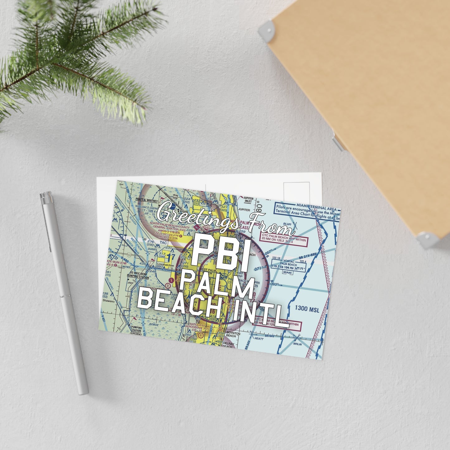 PBI Postcard | Palm Beach International Airport Card