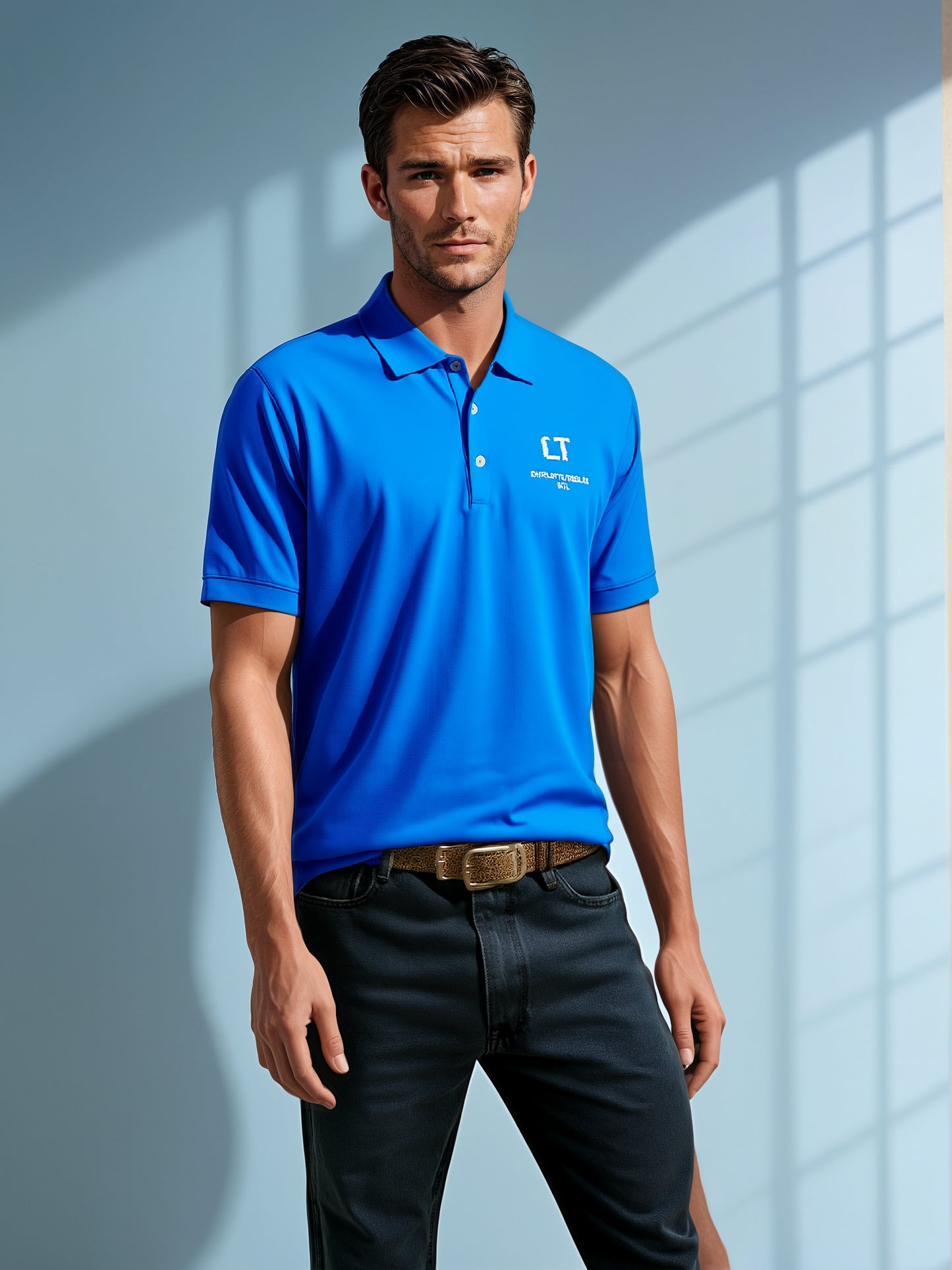 CLT Adidas Polo | Charlotte/Douglas International Polo